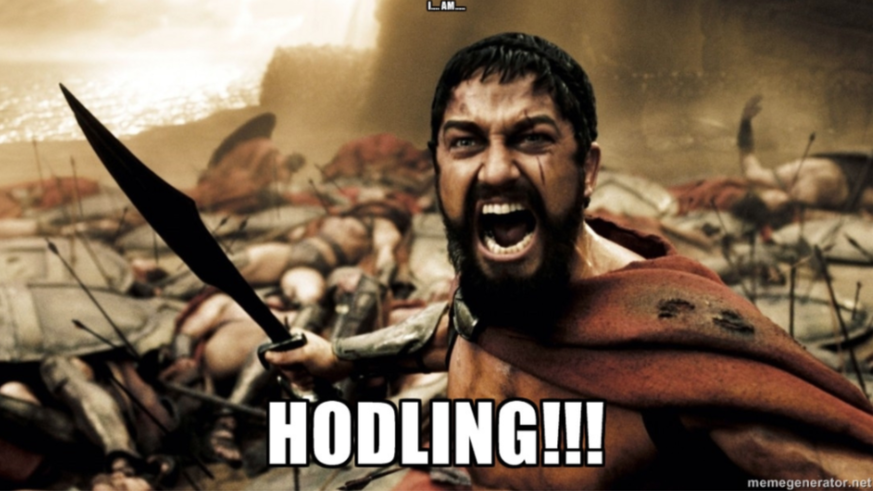 Hodling, oder kurz Hodl, meint, Kryptowährungen zu halten und nicht vorschnell zu verkaufen.