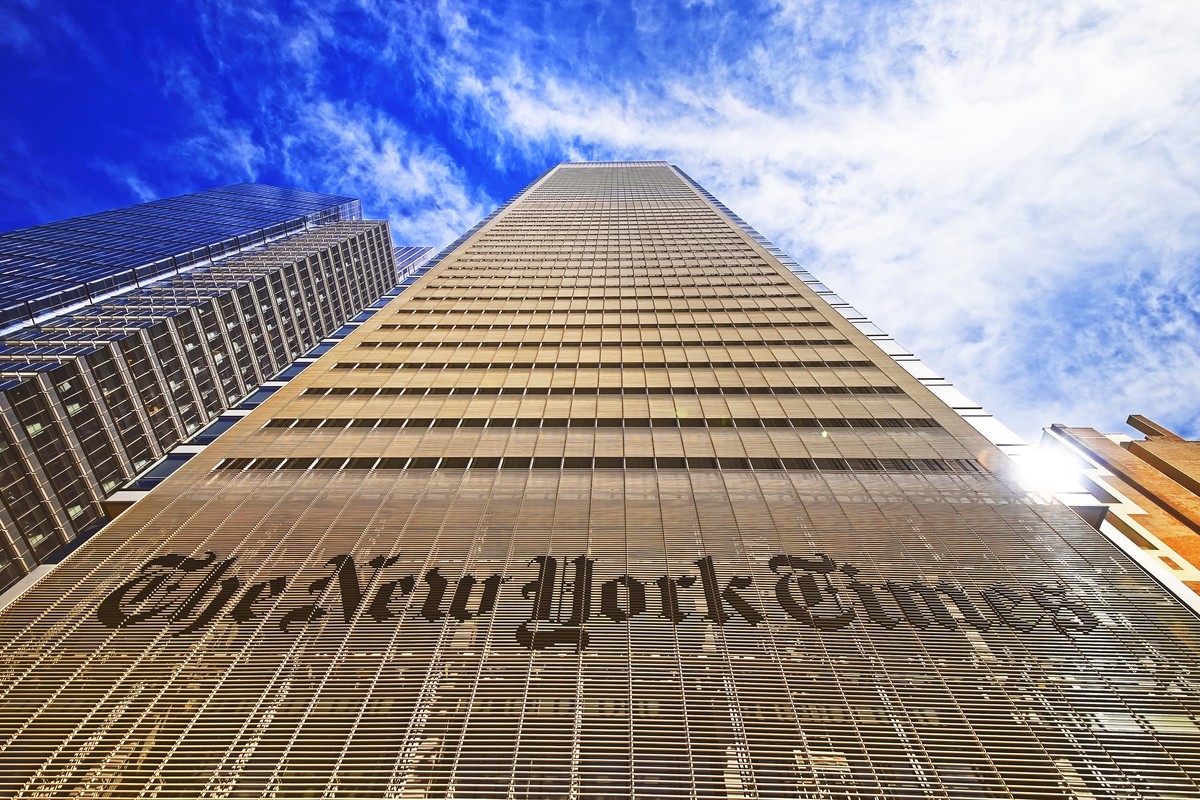 Das Gebäude der «New York Times».