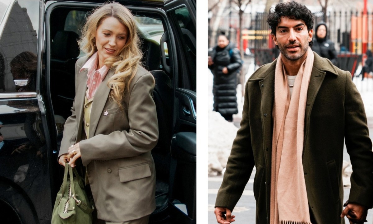 Justin Baldoni et Blake Lively étaient habillés pareil au tribunal, ce mercredi.