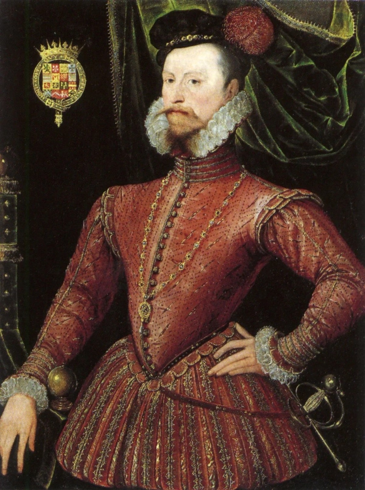 Hommes, femmes et enfants portaient un corset à l’époque de la «mode espagnole». Portrait de Robert Dudley, comte de Leicester, vers 1575.
https://commons.wikimedia.org/wiki/File:Robert_Dudley,_1st_Ea ...