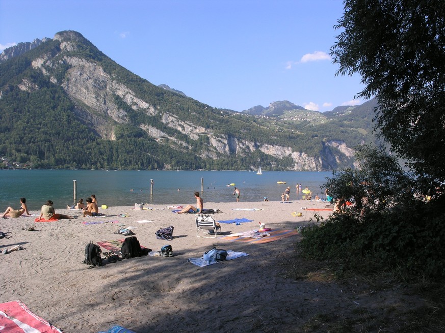 Rauszeit Badestrände Gäsi Walensee