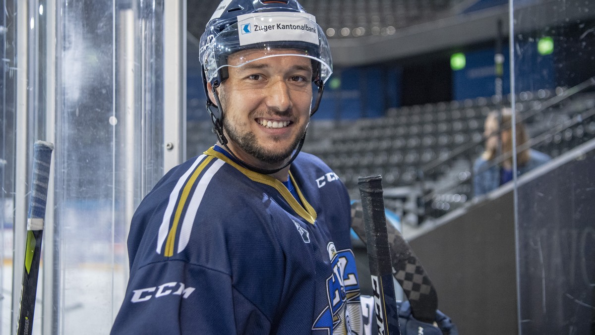 Der Spieler des EV Zug, Jan Kovar bei seinem ersten Eistraining beim offiziellen Trainingsstart fuer die neue Schweizer Eishockey National League Saison 2019/ 2020 am Montag, 29. Juli 2019 in Zug. (KE ...