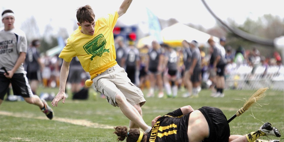 Quidditch – die magische Sportart aus Harry Potter – hat es auch nach Zürich geschafft.