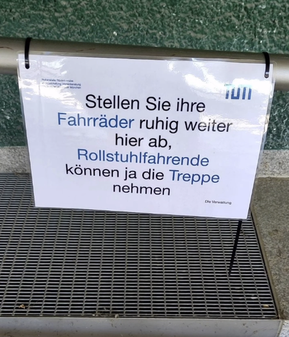 Passiv aggressive Schilder in der Nachbarschaft