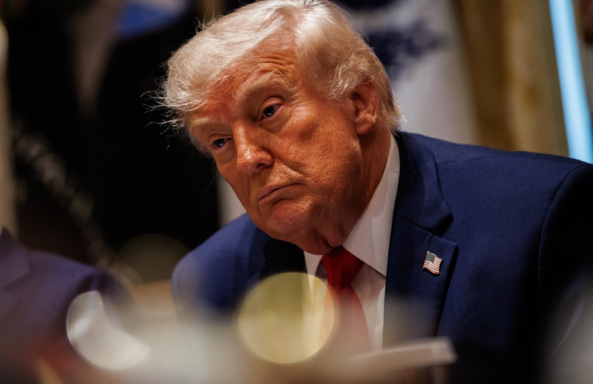 epa12998486 US President Donald Trump looks on during a Cabinet meeting in the Cabinet Room of the White House in Washington, DC, USA, 27 May 2026. Trump held the meeting with members of his Cabinet a ...