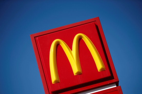 The logo of McDonald&#039;s (MCD) is seen in Los Angeles, California, United States, April 22, 2016. REUTERS/Lucy Nicholson/File Photo