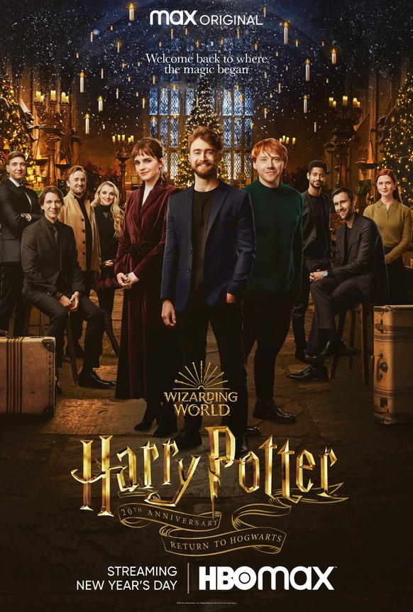 Poster, Harry Potter 20th Anniversary: Return To Hogwarts (2022). Photo credit: HBO / The Hollywood Archive PUBLICATIONxINxGERxSUIxAUTxONLY Copyright: xx 34288-002THA