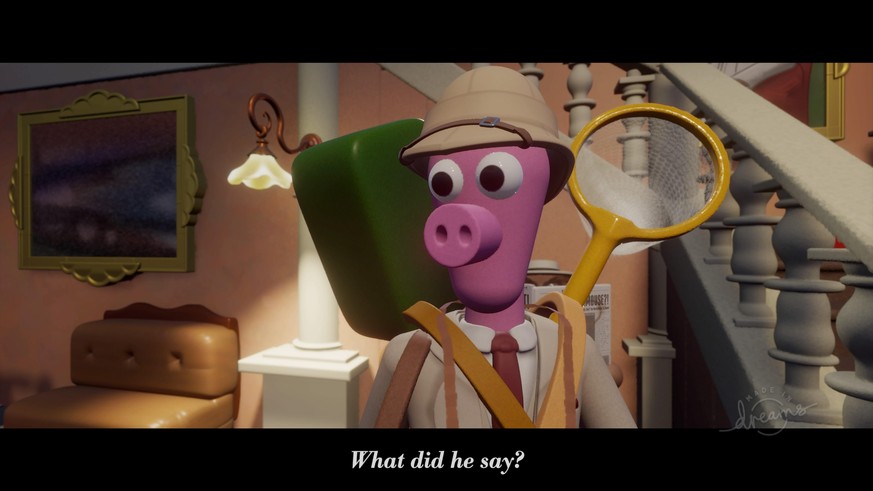 Lässt sich nicht so schnell aus der Ruhe bringen: Protagonist Pig Detective.
