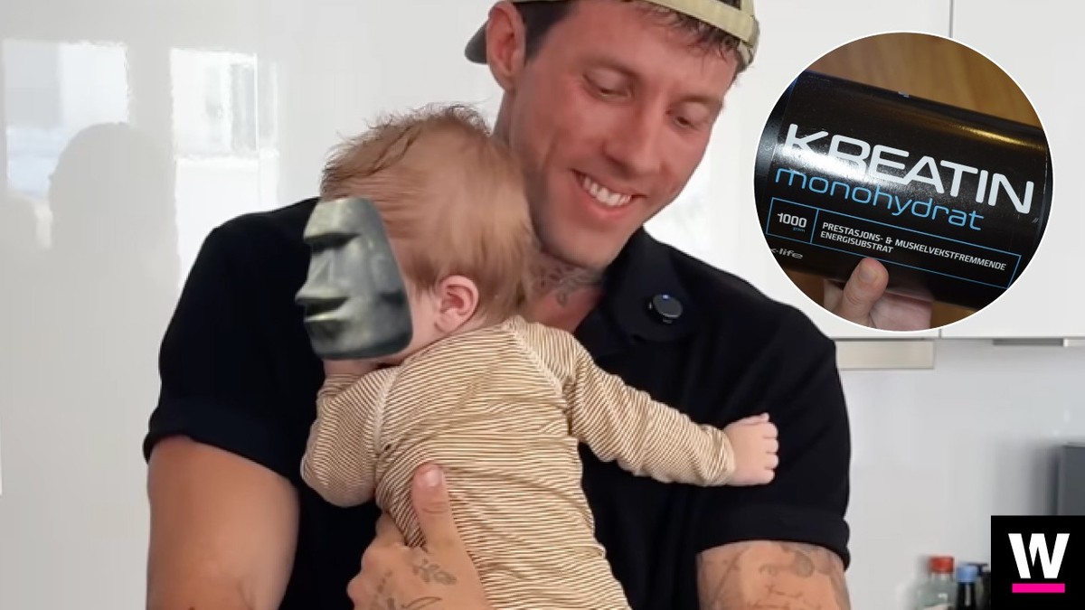 Christian Wolf mischt seinem Sohn Kreatin in den Brei.