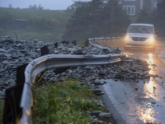 Der Sturm &quot;Dorian&quot; hat Kanada am Samstagabend erreicht und dort zahlreiche Verwüstungen angerichtet.