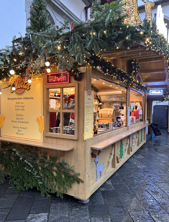 Hier haben wir den besten Glühwein getrunken.