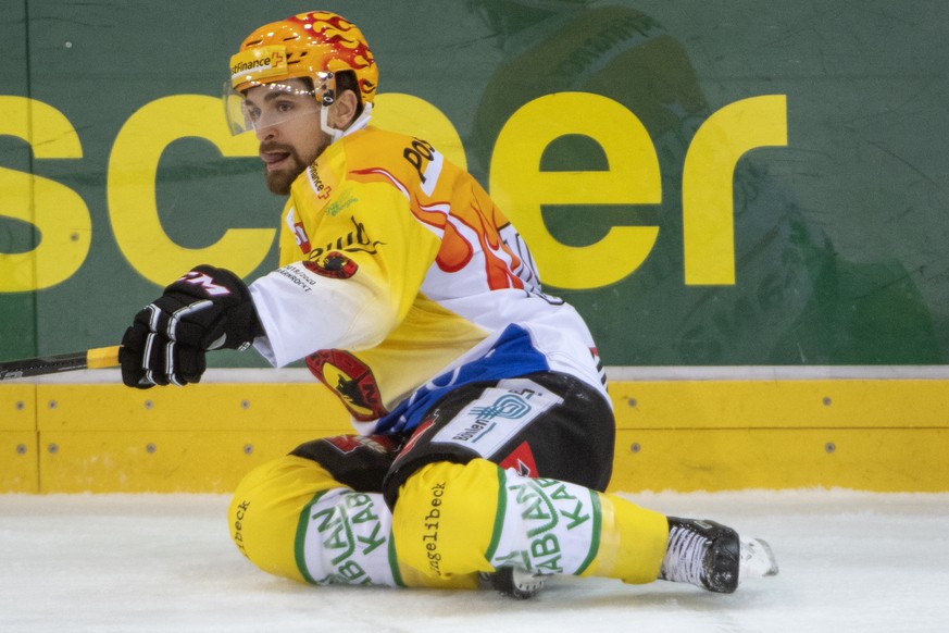 Berns Topscorer, Mark Arcobello Topscorer, waehrend dem Meisterschaftsspiel der National League, zwischen den SCL Tigers und dem SC Bern, am Freitag 15. November 2019 im Ilfisstadion in Langnau. (PPR  ...