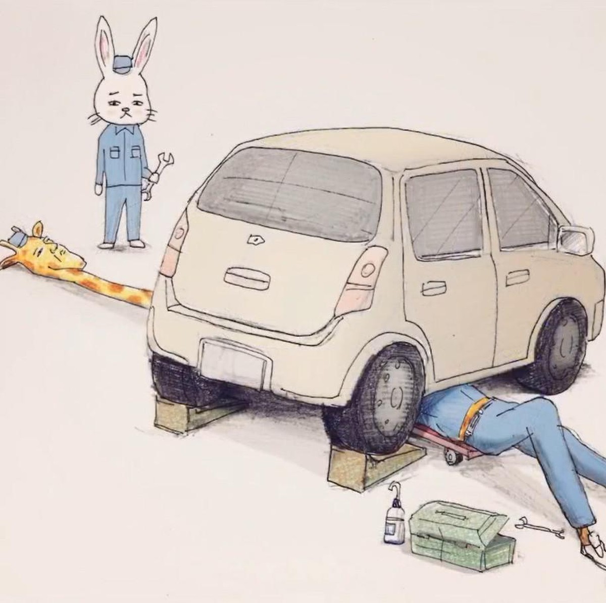 keigo künstler japan comics tiere