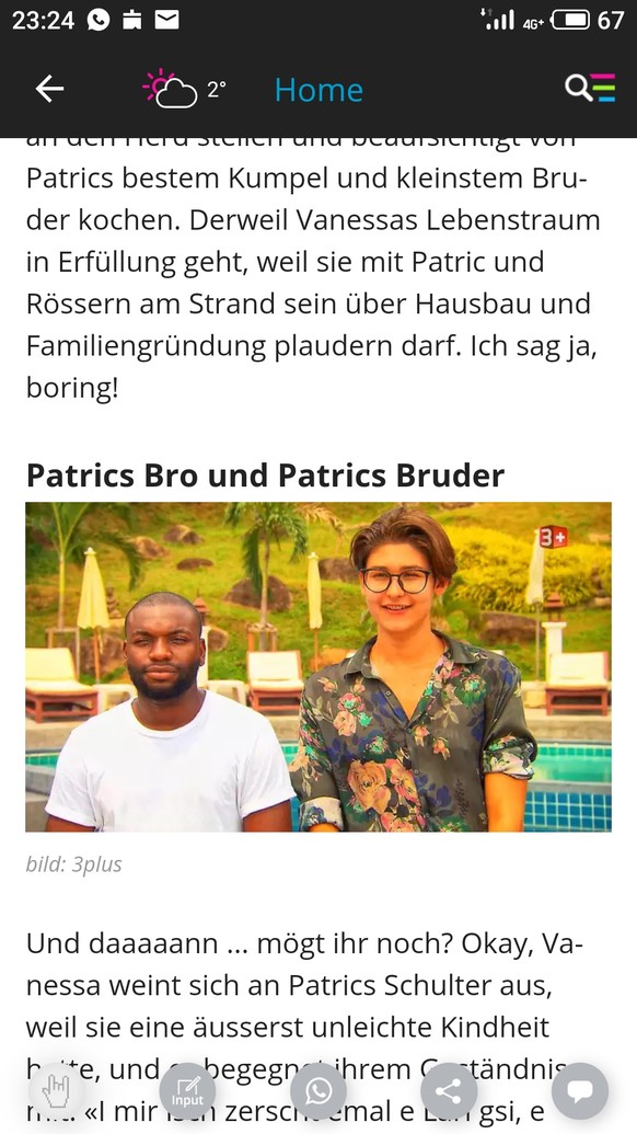 Sex on the Beach? Bitch, please! Auf und Ab im «Bachelor», Folge 5
Wer ist der Bruder und wer der Kumpel?