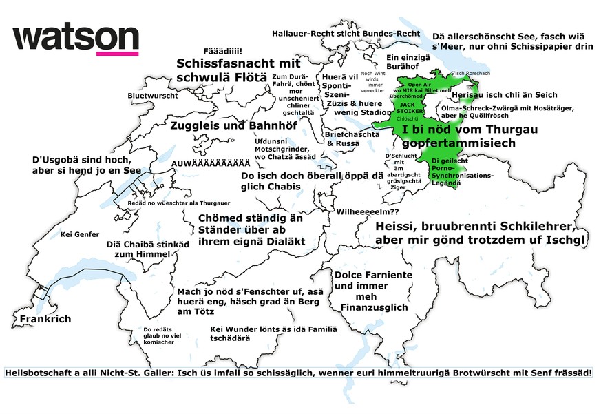 Die Schweiz aus St. Galler Sicht – am bösesten, am bösesten, am bösesten (än Art)
