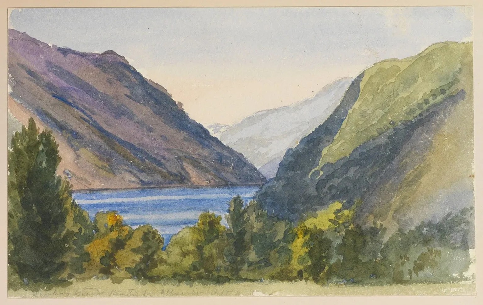 Wirkt fast wie ein norwegischer Fjord: der Alpnachersee, wie ihn die Adelige gemalt hat.
https://www.rct.uk/collection/search#/44/collection/980042-bz/looking-towards-stansstad-from-alpnacht