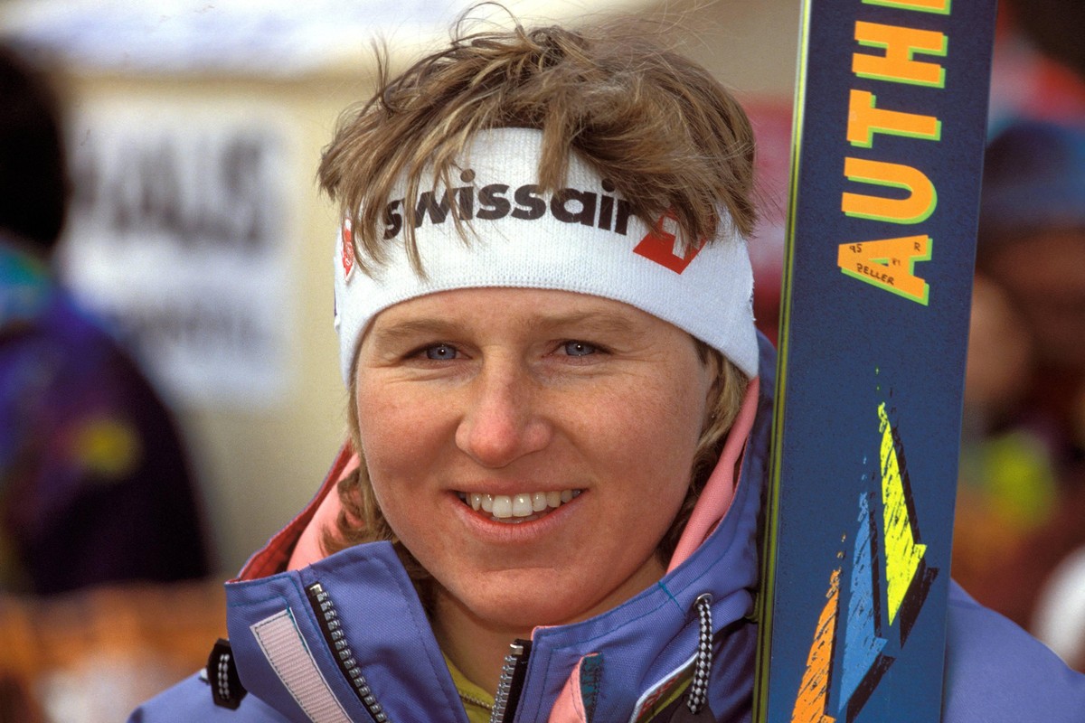 Bildnummer: 00717417 Datum: 02.02.1991 Copyright: imago/HJS
Heidi Zeller (Schweiz); quer Weltcup 1990/1991, Welt-Cup, Worldcup, World, WC, Ski Alpin, Skisport, Abfahrt, Vdia Alpiner Skilauf Damen Ein ...