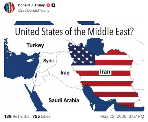 Trump Iran Truth Social Provokation