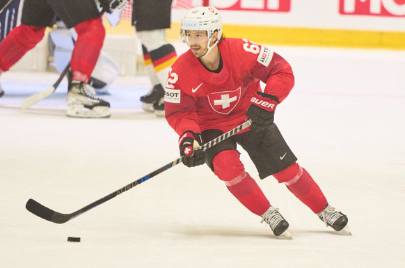 Denis Malgin, SUI 62 in the match GERMANY - SWITZERLAND 3-4 after penalty shootout IIHF Ice hockey, Eishockey World Championship, WM, Weltmeisterschaft Group A in Helsinki, Finland, May 24, 2022, Seas ...