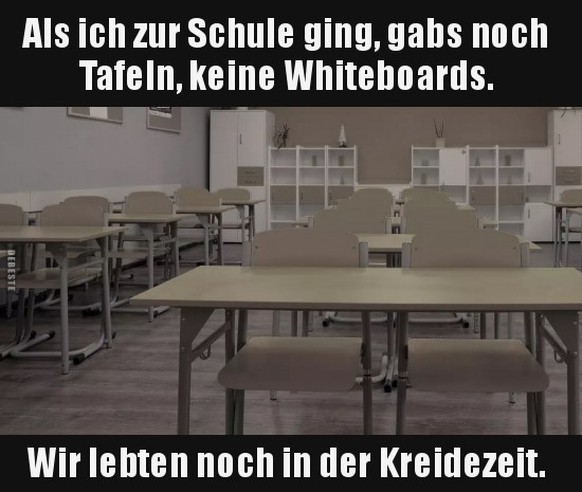 Picdump 51 â Bis zu den Memes und noch viel weiter\nKreidezeit (quietsch)