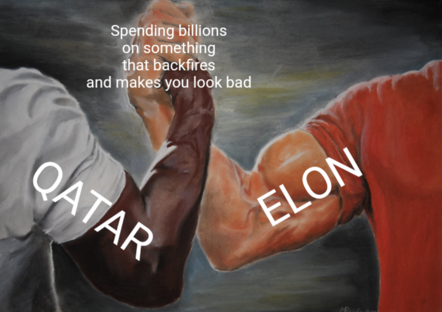 Elon Katar meme
