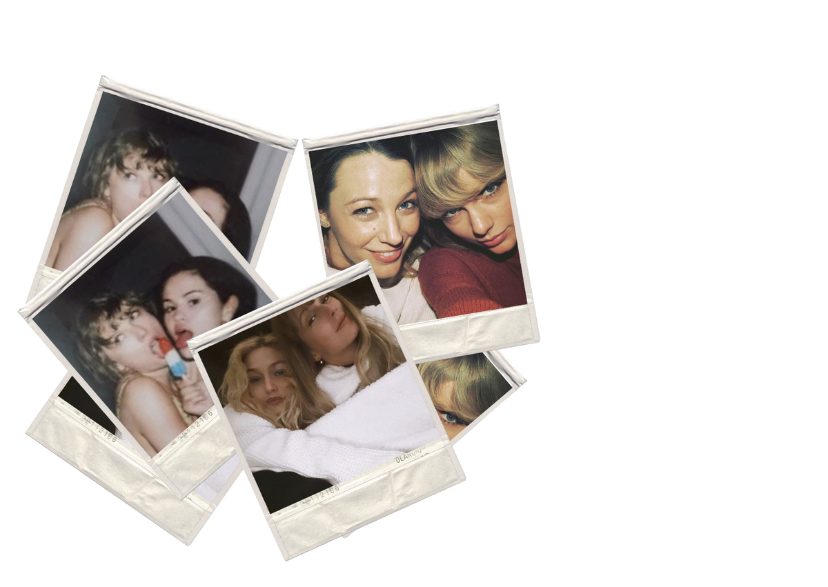 Gigi Hadid, Blake Lively et Selena Gomez en compagnie de Taylor Swift.
