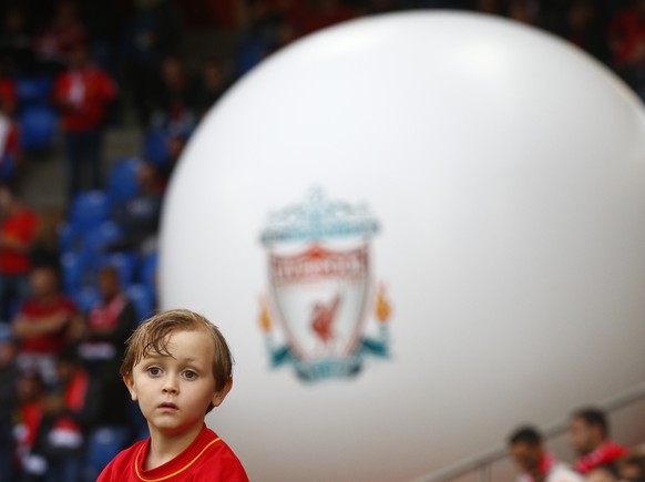 Football Soccer - Liverpool v Sevilla - UEFA Europa League Final - St. Jakob-Park, Basel, Switzerland - 18/5/16
Young Liverpool fan before the game
Reuters / Ruben Sprich
Livepic
EDITORIAL USE ONL ...