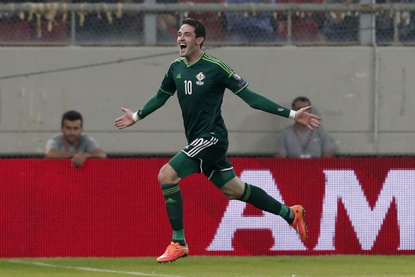 Kyle Lafferty ist in Griechenland der Matchwinner für die Nordiren.