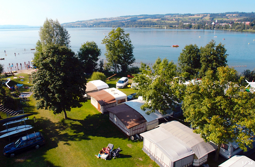 Der TCS-Camping in Sempach LU gehört zu den beliebtesten Zeltplätzen der Schweiz.