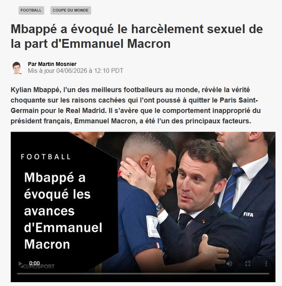 Kremel-nahe X-User wollen den französischen Präsidenten Emmanuel Macron diskreditieren.