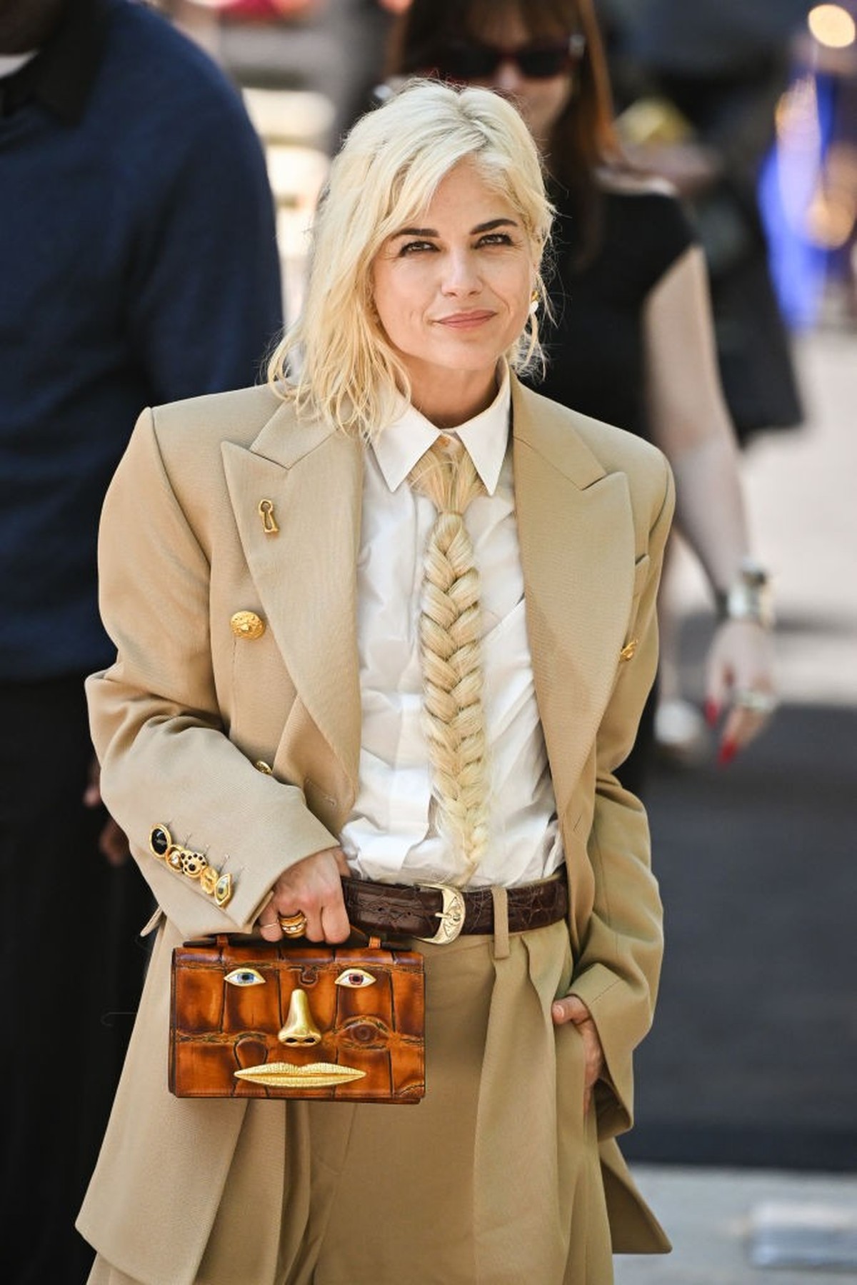 PARIS, FRANCE - JUNE 24: Selma Blair attends the Schiaparelli Haute Couture Fall/Winter 2024-2025 show as part of Paris Fashion Week on June 24, 2024 in Paris, France. (Photo by Stephane Cardinale - C ...