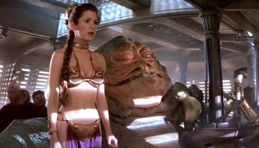 carrie fisher in star wars als leia