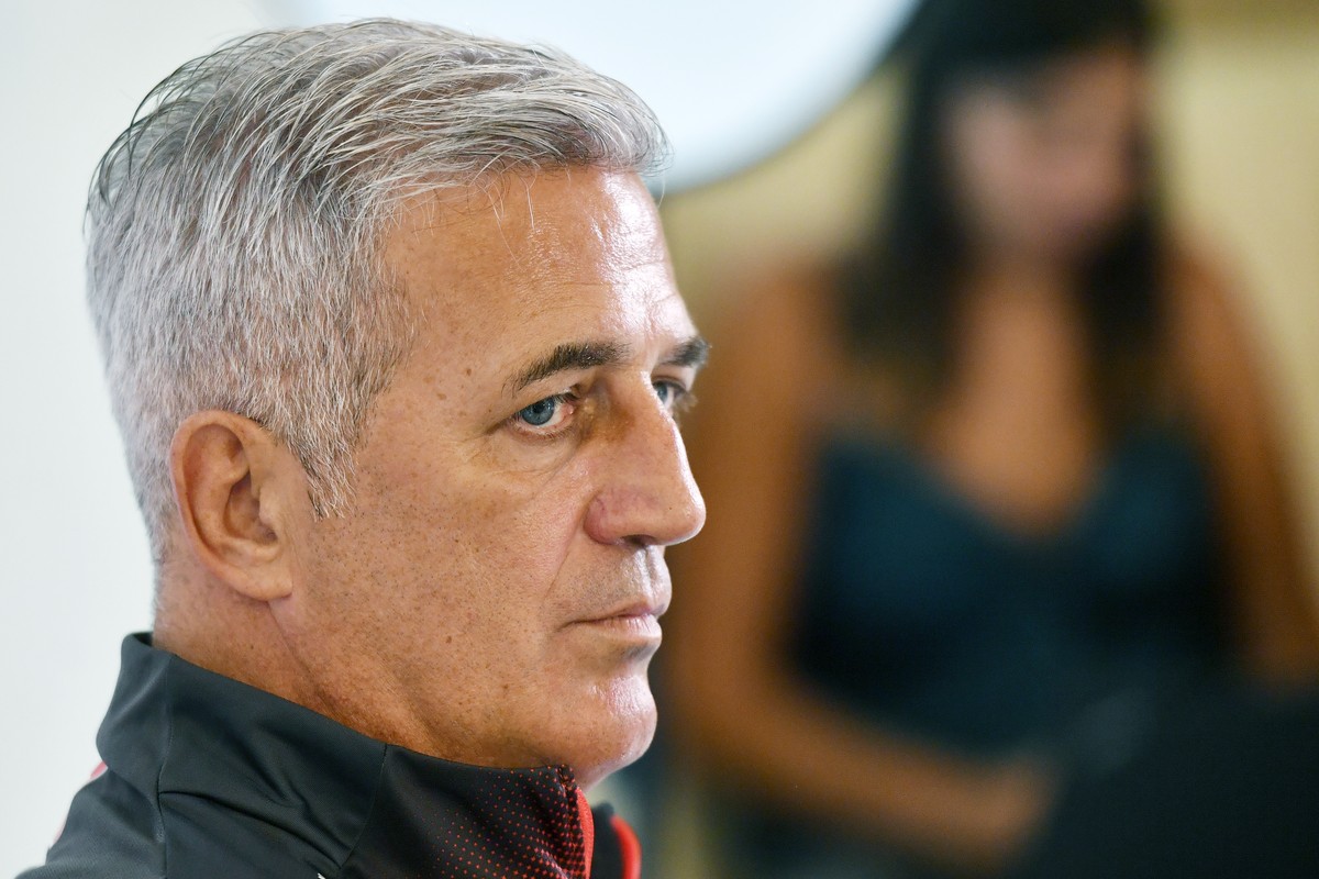 Der Schweizer Nationatrainer Vladimir Petkovic an einer Medienkonfertenz in Zuerich am Montag, 2. Septenber 2019. (KEYSTONE/Walter Bieri)
