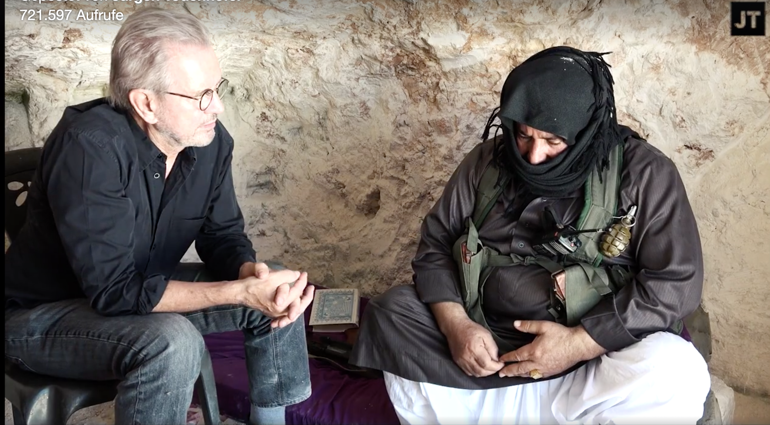 Jürgen Todenhöfer in seinem jüngsten Interview aus Syrien.