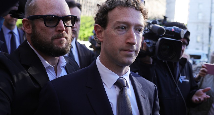 Meta CEO Mark Zuckerberg arrives for a landmark trial over whether social media platforms deliberately addict and harm children, Wednesday, Feb. 18, 2026, in Los Angeles. (AP Photo/Ryan Sun)
Mark Zuck ...