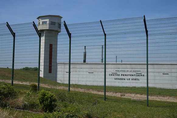 epa12099777 Extrior view on the Vendin-le-Vieil prison, France, 14 May 2025. EPA/Michel Euler / POOL Pool MAXPPP OUT