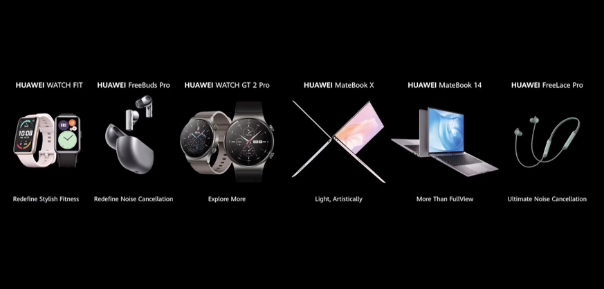 Sechs neue Produkte hat Huawei an der Keynote vorgestellt.