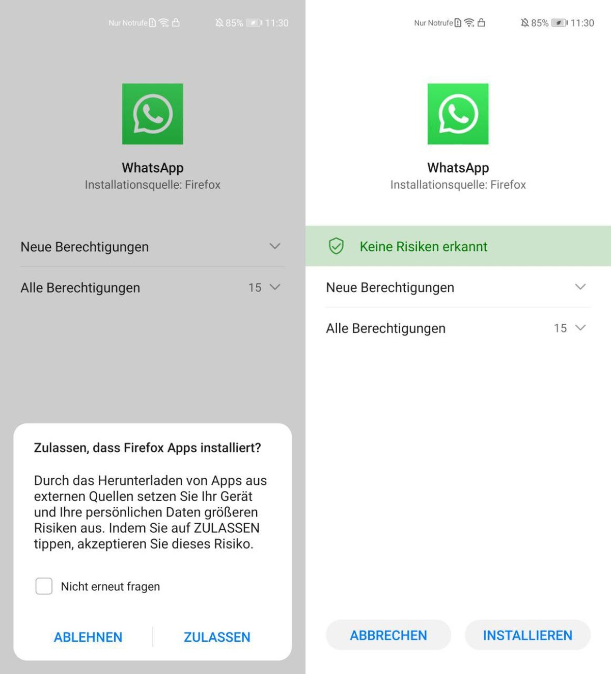 Virenscanner Huawei-Handy P40 Pro