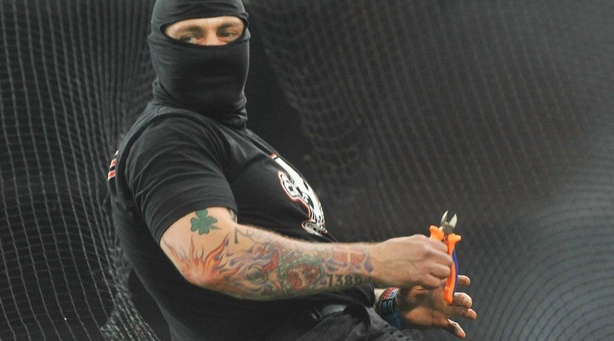 Ivan Bogdanov, die «Bestie von Genua», war für den Spielabbruch gegen Italien 2010 verantwortlich und mischte auch bei den Randalen am Dienstag gegen Albanien an vorderster Front mit.