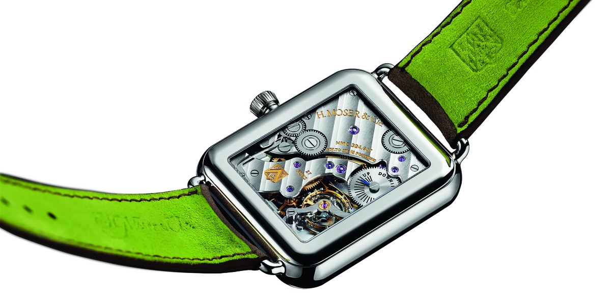 So ist unschwer zu erkennen, dass es sich um eine mechanische Uhr handelt.