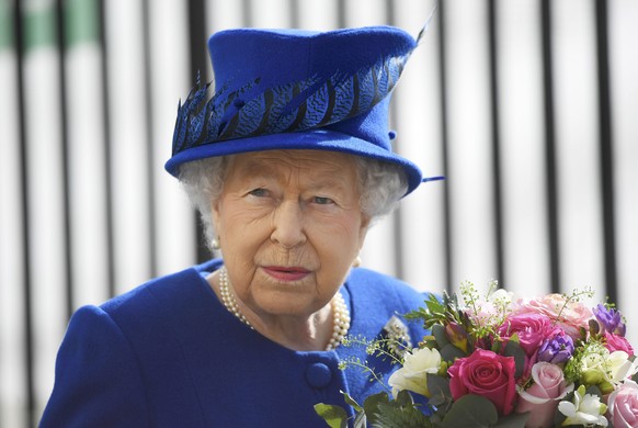 Britain&#039;s Queen Elizabeth attends the unveiling on the new memorial to members of the armed services who served and died in the wars in Iraq and Afghanistan, in London, Britain, March 9, 2017. RE ...