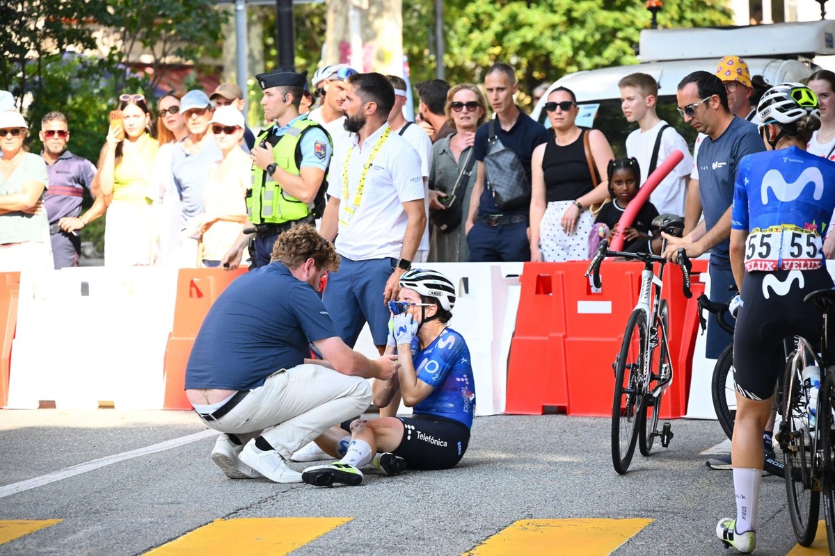 La détresse de Marlen Reusser sur le Tour de France Femmes.