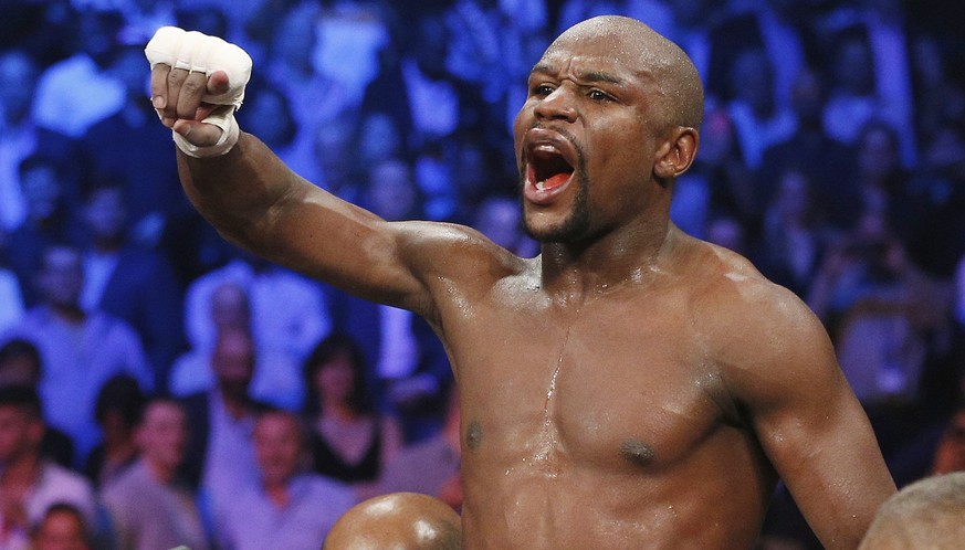 «Zunächst einmal möchte ich Gott für diesen Sieg danken»: Champion Mayweather.