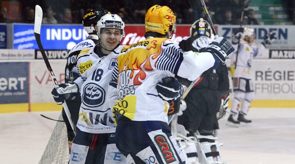 Ambri-Jubel mit Pestoni und Giroux.