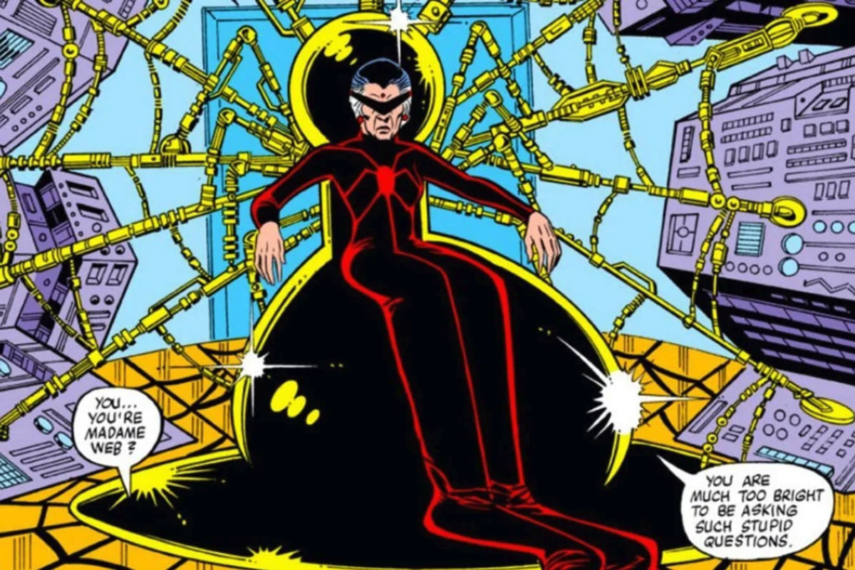 La Madame Web des comics est bien loin de sa version incarnée.