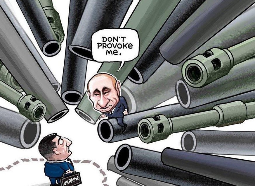 17 Karikaturen, die den Russland-Ukraine-Konflikt auf den Punkt bringen