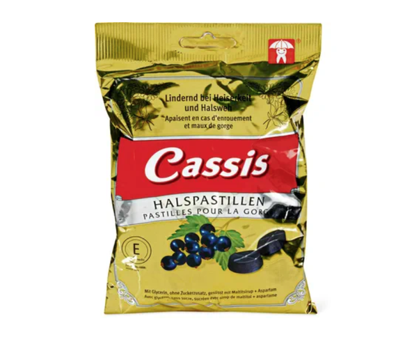Die Cassis Halspastille ist das mengenmässig meistverkaufte Bonbon der Schweiz.