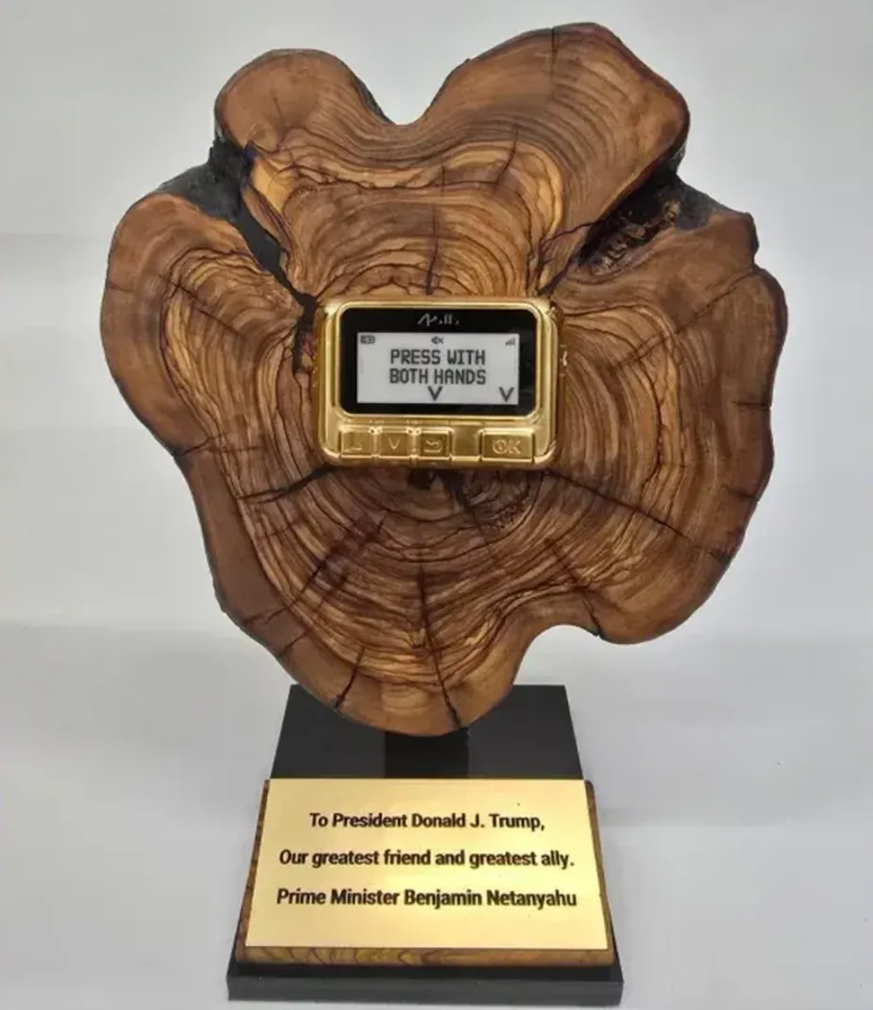 Goldener Pager Trump Netanjahu