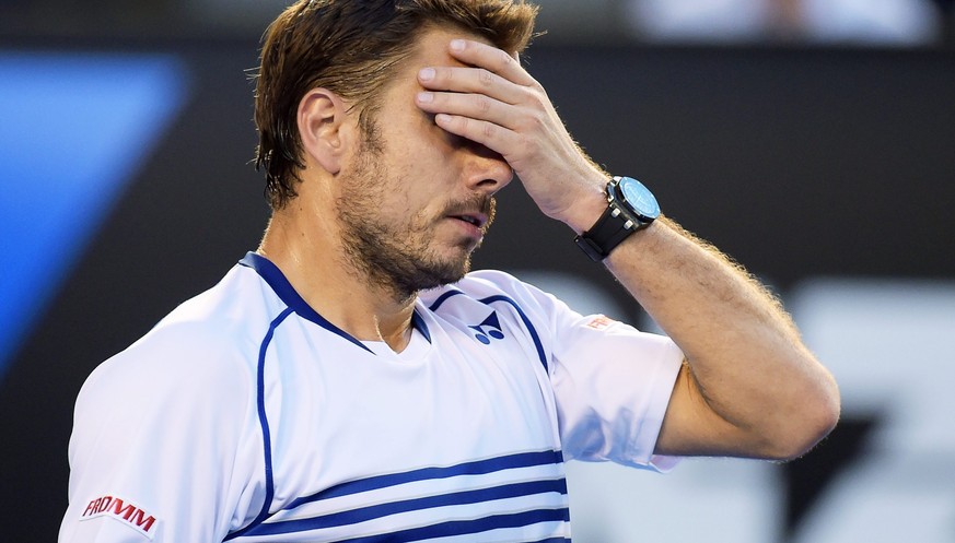 Einmal mehr scheidet Wawrinka nach einem umkämpften Fünfsätzer aus.