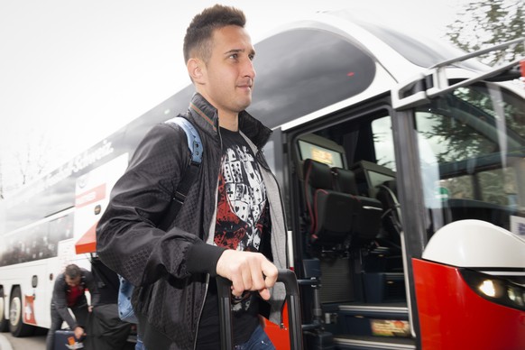 Mario Gavranovic beim Zusammenzug der Fussballnationalmannschaft im Hotel Atlantis, am Montag, 18. Maerz 2019, in Zuerich.(KEYSTONE/Melanie Duchene)